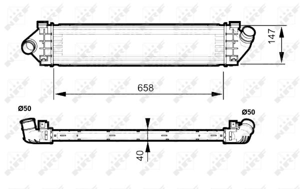 Intercooler - 30515 NRF
