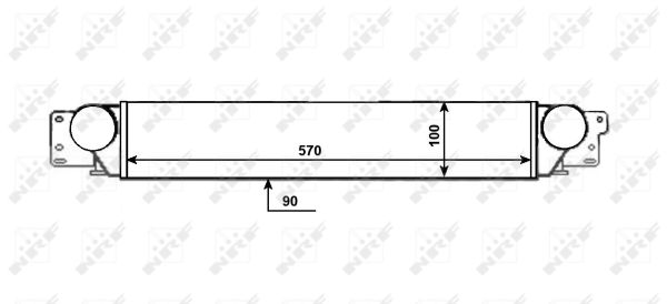 Intercooler - 309087 NRF