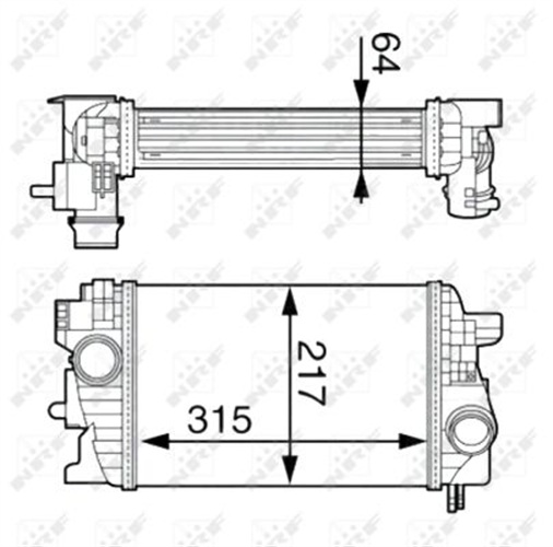 Intercooler - 30534 NRF