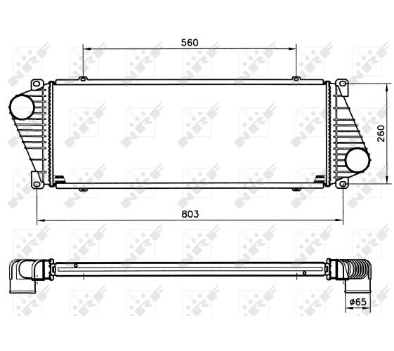 Intercooler - 30830 NRF