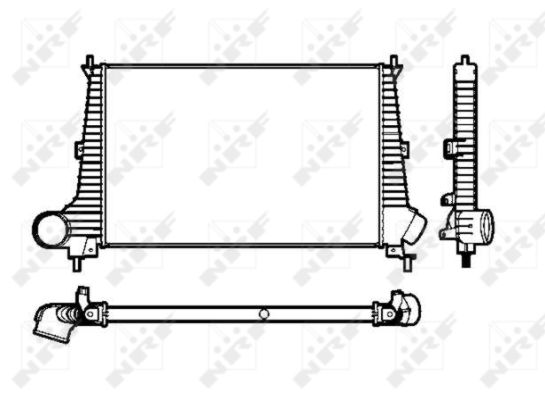 Intercooler - 30845 NRF