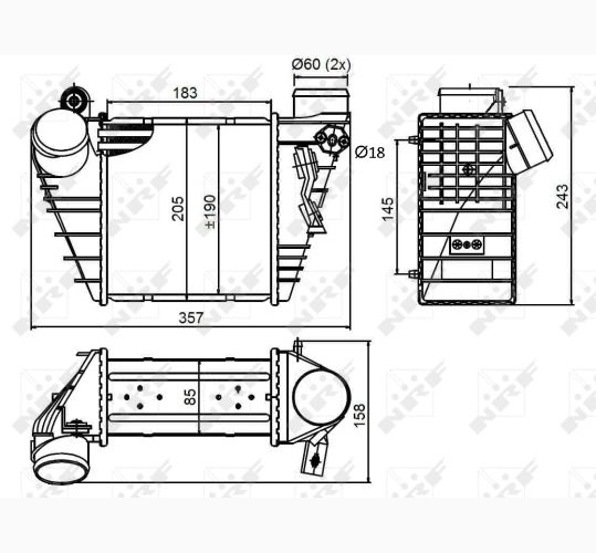 Интеркулер - 30847 NRF
