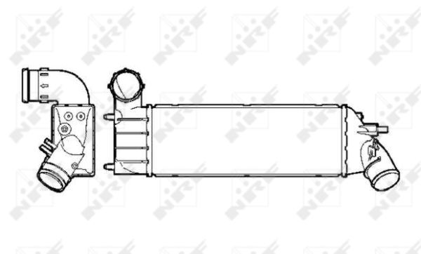 Intercooler, charger - 30853 NRF