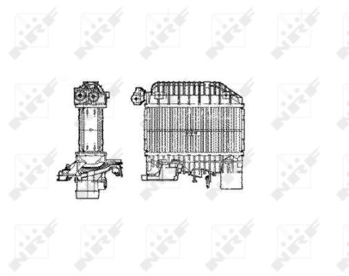 Intercooler, charger - 30856 NRF