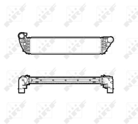 Intercooler, charger - 30859 NRF