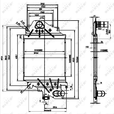 Intercooler - 30865 NRF