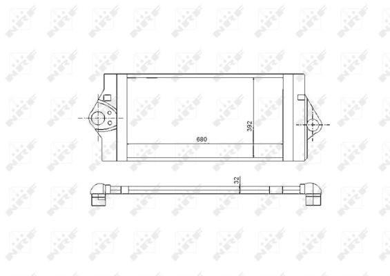 Intercooler - 30893 NRF