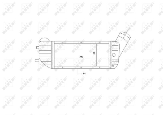 Intercooler, charger - 30894 NRF