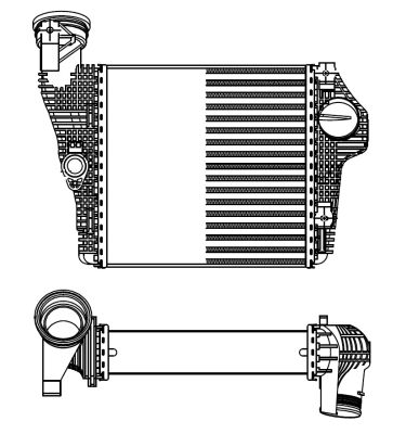 Intercooler - 309025 NRF
