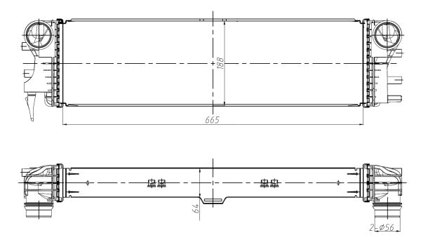 Intercooler - 309037 NRF