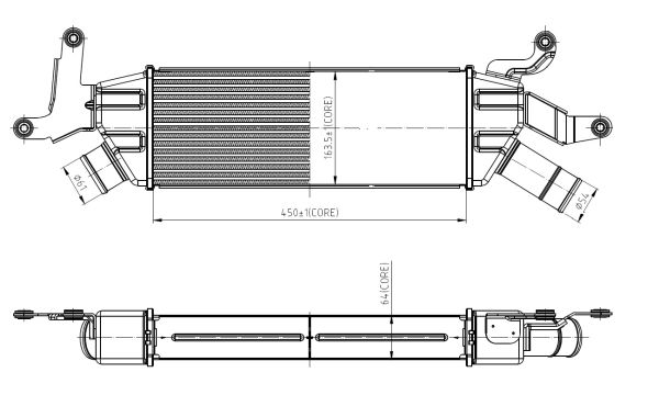 Intercooler - 309042 NRF