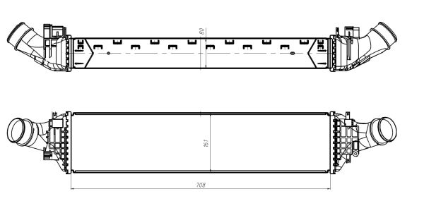 Intercooler, charger - 309047 NRF
