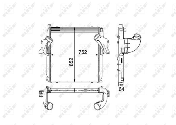 Intercooler, charger - 30905 NRF