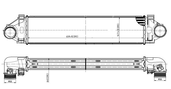 Intercooler - 309064 NRF