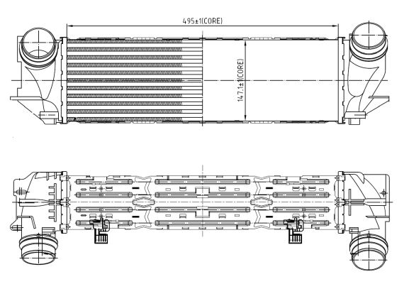 Intercooler - 309065 NRF