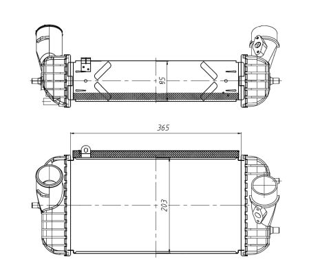 Intercooler - 309066 NRF