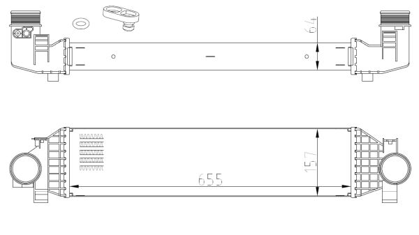 Intercooler - 309068 NRF
