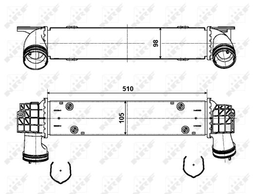 Intercooler - 30907A NRF