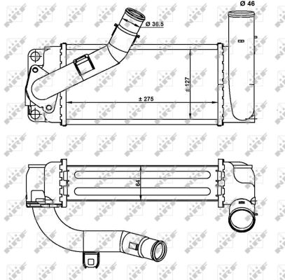 Intercooler - 30922 NRF