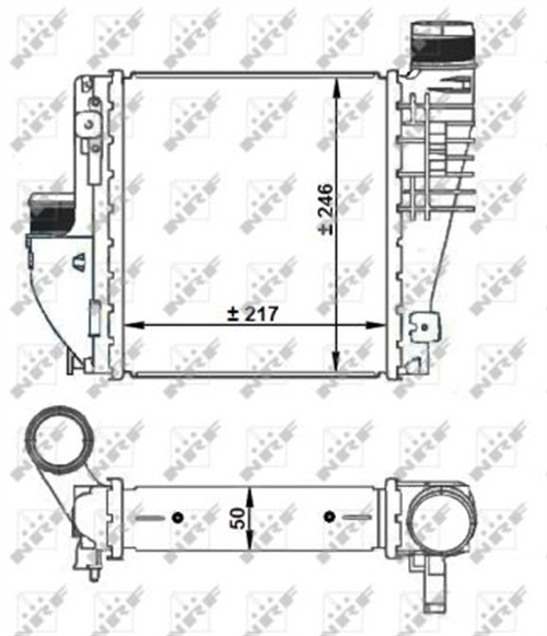 Intercooler - 30924 NRF