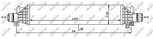 Intercooler, charger - 30925 NRF