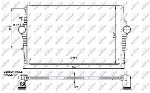 Intercooler - 30931 NRF