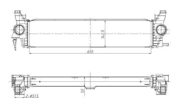 Intercooler - 309383 NRF