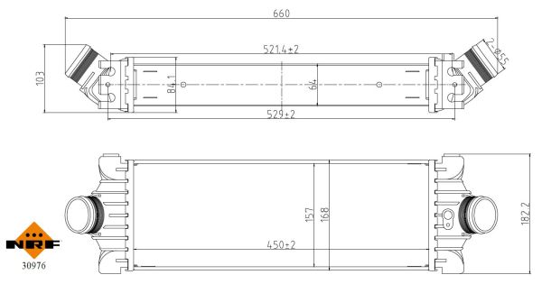 Intercooler - 30976 NRF