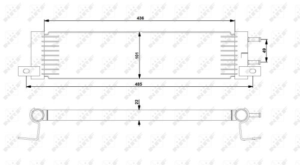 Fuel Radiator - 31359 NRF