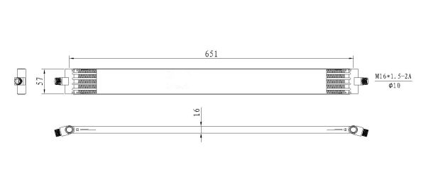 Oil Cooler, automatic transmission - 31813 NRF