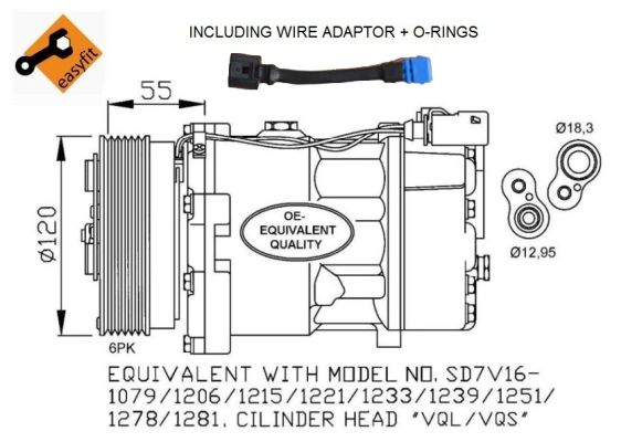 Compressor, air conditioning - 32064 NRF