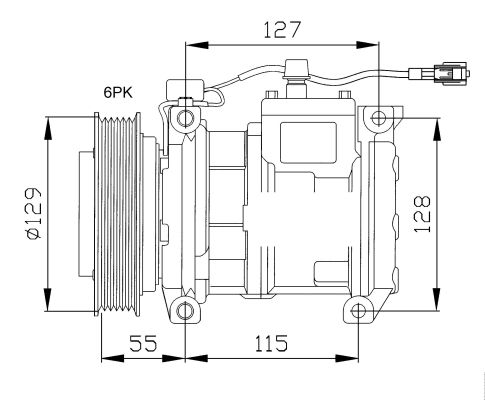 Compressore, Climatizzatore - 32093 NRF