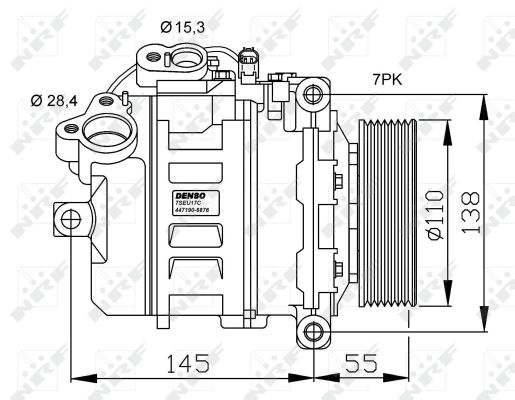 Компрессор, кондиционер - 32524 NRF