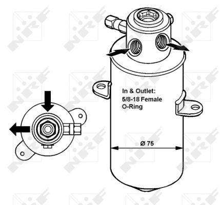 Essiccatore, Climatizzatore - 33033 NRF
