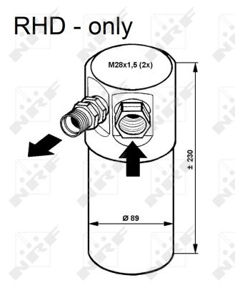 Dryer, air conditioning - 33082 NRF