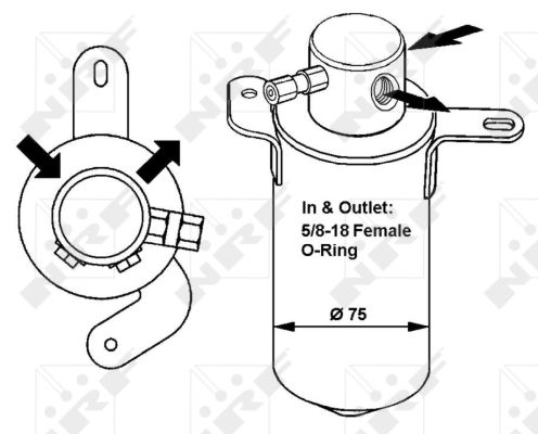 Dryer, air conditioning - 33166 NRF