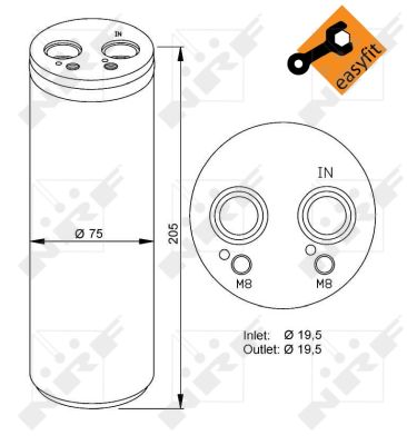 Dryer, air conditioning - 33204 NRF