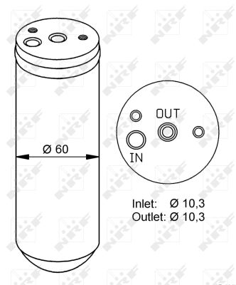 Essiccatore, Climatizzatore - 33293 NRF