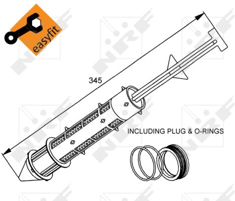 Осушитель, кондиционер - 33299 NRF