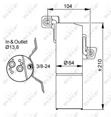 Dryer, air conditioning - 33303 NRF