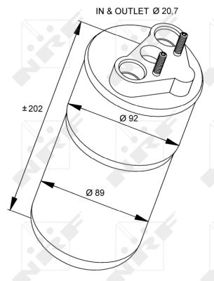 Dryer, air conditioning - 33318 NRF