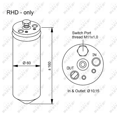 Осушитель, кондиционер - 33320 NRF