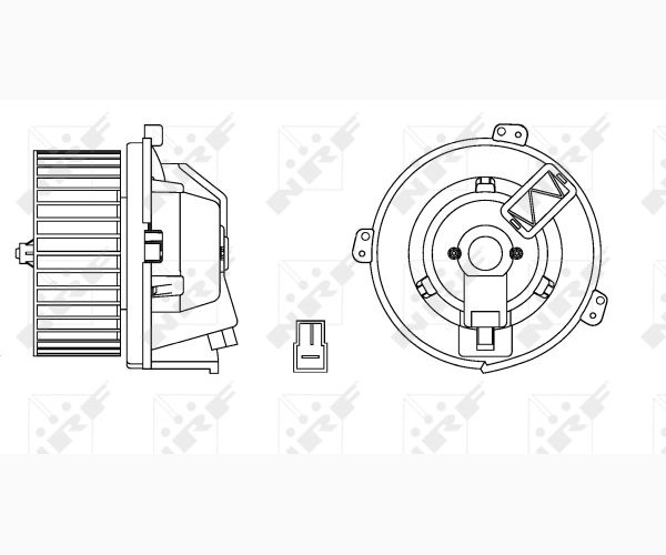 Interior Blower - 34168 NRF