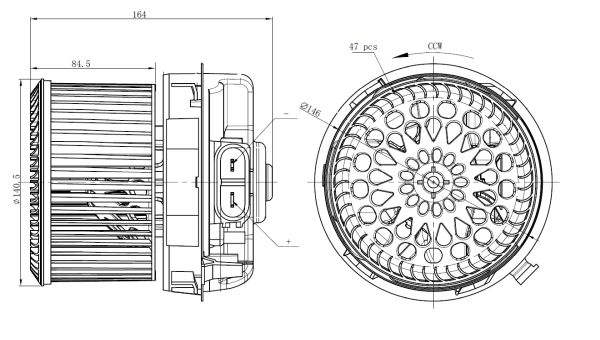 Interior Blower - 34273 NRF