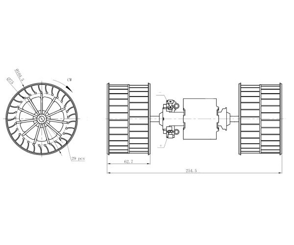 Interior Blower - 34284 NRF