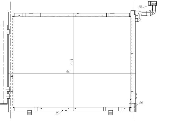 Condensatore, Climatizzatore - 350482 NRF