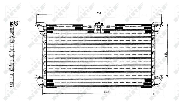 Condenser, air conditioning - 35062 NRF