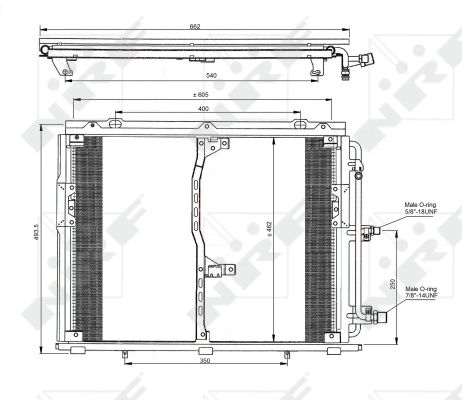 Condensatore, Climatizzatore - 35229 NRF