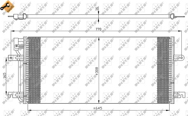 Condensatore, Climatizzatore - 35316 NRF