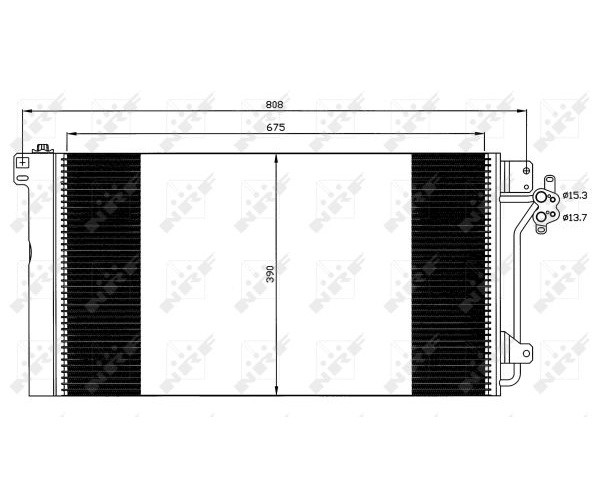 Конденсатор, кондиционер - 35622 NRF